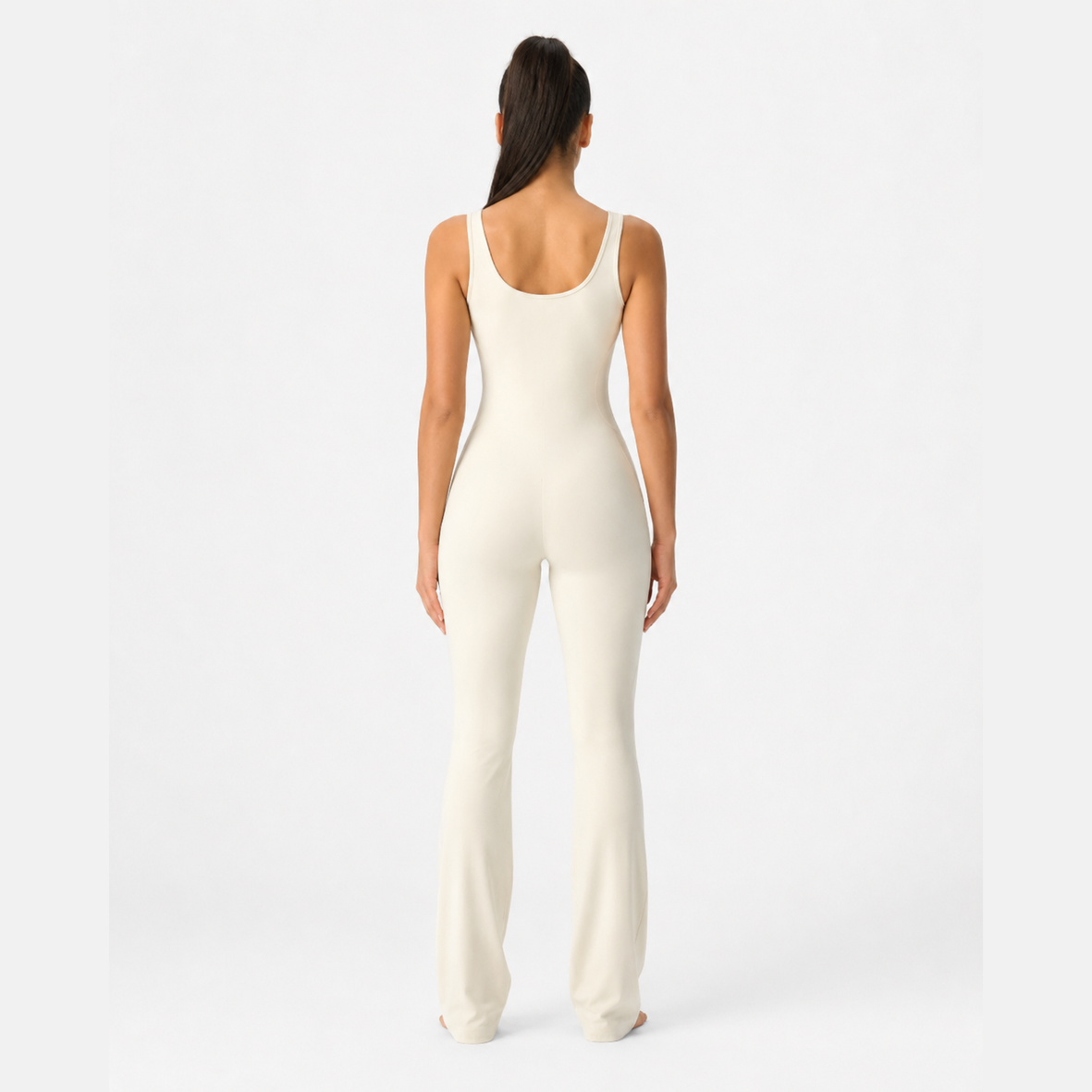 Flexkyn - Ivory Bodysuit - Back