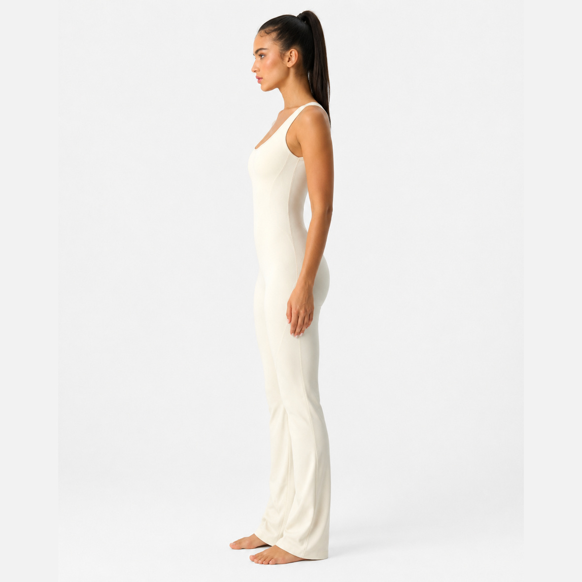 Flexkyn - Ivory Bodysuit - Left